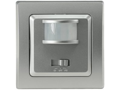 DELPHI Bewegungsmelder 160°, silberLED geeignet, 250V , Unterputz, 2-Draht