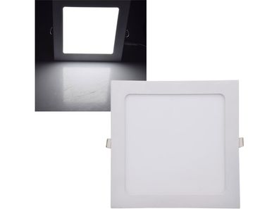 LED Licht-Panel "QCP-22Q", 22,5x22,5cm230V, 18W, 1620 Lumen,4200K / / / / / / / /weiß