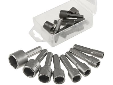 Bitsatz "Steckschlüssel", 8-teilig5, 6, 7, 8, 9, 10, 11, 13mm