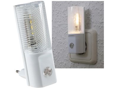 LED Nachtlicht mit Tag/Nacht-Sensor230V, warmweiße LEDs, nur 1W