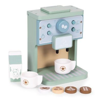 KINDER Kaffeemaschine HOLZ Barista SET 8 TEILE