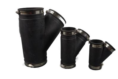 Air-Aqua flexibles Gummi Y-Stück 40 mm