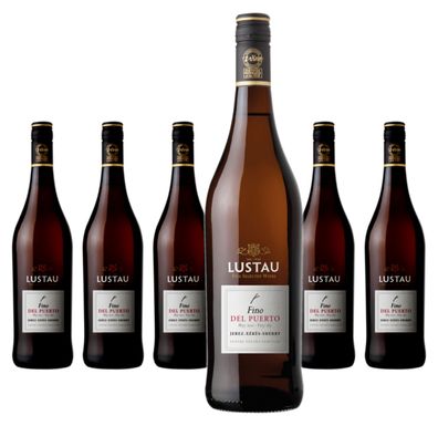 6 x Emilio Lustau Fino del Puerto Sherry