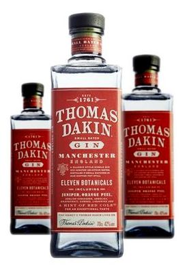 3 x Greenall's Gin Thomas Dakin London Dry Gin