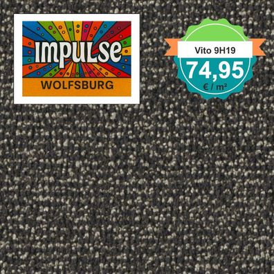 Vorwerk Vito 9H19 Velours Teppichboden 400 cm breit - m² nur € 74,95