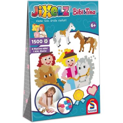 JIXELZ Bibi & Tina 1500 Teile Puzzle Spielzeug Spielwaren für Kinder