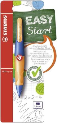Stabilo - Ergonomischer Druck-Bleistift für Rechtshänder - EASYergo 1.4 in ultramarin