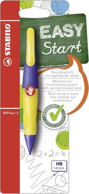 Stabilo - Ergonomischer Druck-Bleistift für Rechtshänder - EASYergo 1.4 in violett/ne