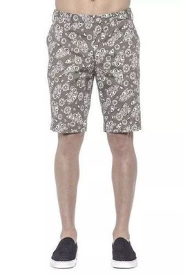 PT Torino Green Cotton Men Bermuda Short