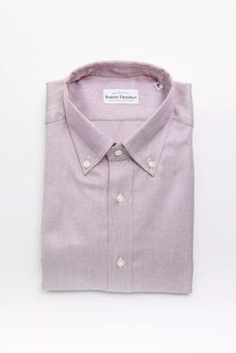 Robert Friedman Red Cotton Men's Shirt