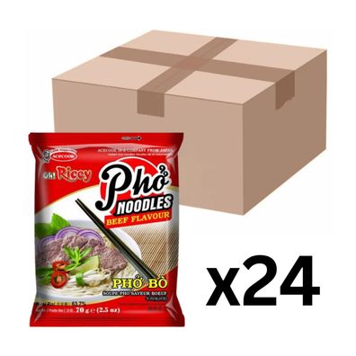 24er-Pack Acecook Instant Reisnudeln Pho Bo Rindfleisch 70g