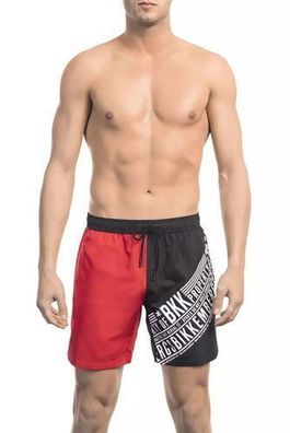 Bikkembergs Red Polyester Men's Swim Short