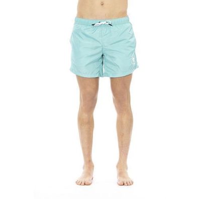 Bikkembergs Light Blue Polyester Men Swimwear