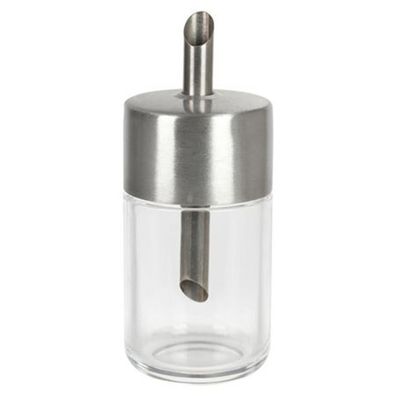 Edelstahl Zuckerstreuer 240ml Zuckerdosierer Zuckerspender Zuckerdose Acrylglas