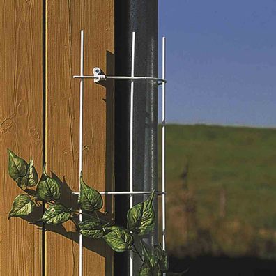 Fallrohrgitter 150cm Rankhilfen Rosengitter Garten Blumen Pflanzen Begrünung NEU
