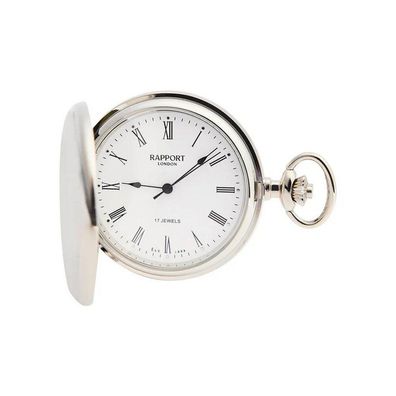 Rapport London - PW15 - Taschenuhr - Mechanisch - 50mm - silber - Full Hunter