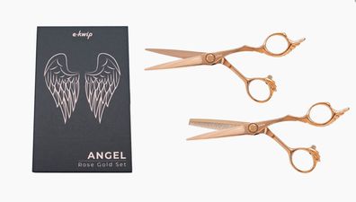 Scherenset e-kwip Angel Set Haarschneideschere 5,5"+ Modellierschere 5,5"