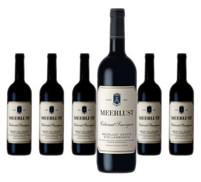 6 x Meerlust Wine Estate Cabernet Sauvignon Stellenbosch – 2020