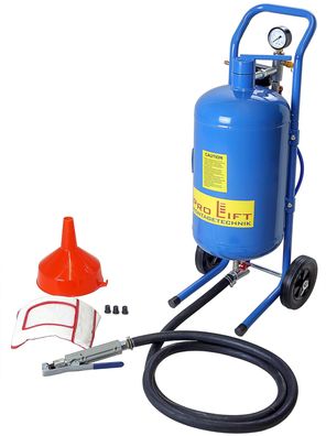 Mobiler Sandstrahler, 17l Kessel, Schlauch + Pistole inkl. Zubehör, 02216