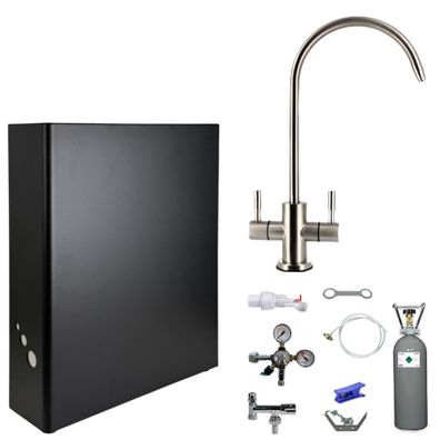 BieTal® BT-W01 Tafelwassergerät ohne Kühlung 2-ltg Carbon Block Wasserfilter SET