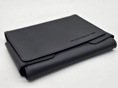 Original Porsche Cayenne 9Y Turbo etc. Bordmappe Leder schwarz