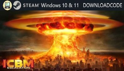 NEU PC Computer Spiel ICBM Escalation für Windows 10 11 STEAM Download Code Key