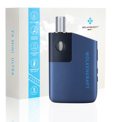 Wolkenkraft FX MINI ULTRA Vaporizer * Nachtblau* - Premium-Verdampfer für Heilkräuter