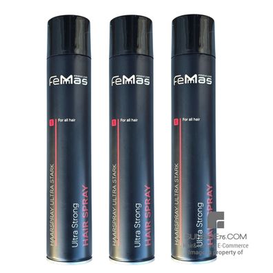 Femmas/Ultra Strong Hair Spray 3x400ml/Haarstyling Haarpflege
