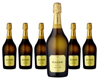 6 x Ruggeri Giall'Oro Valdobbiadene Prosecco Superiore D.O.C.G. Extra Dry