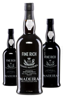 3 x Justino's Madeira Fine Rich