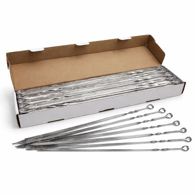 Schaschlik Spieße 50er Pack Schampura 50cm Edelstahl 1.5mm Mangal