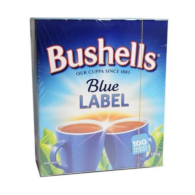 Bushells Blue Label Black Tea Teebeutel [MHD: 08.02.2026] 100 St