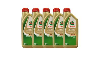 Castrol EDGE Professional A5 0W-30 Volvo-Motoröl 5x1 Liter