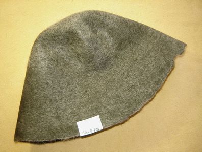 Hutstumpen Wolle Stumpen oliv m silber Mohair 110 gr Ü47cm Rd 80cm Stu 875