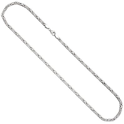 Königskette 925 Silber diamantiert 3,9 mm 60 cm Kette Halskette