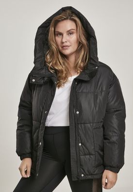 Urban Classics Damen Jacke Ladies Oversized Hooded Puffer TB3067