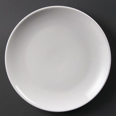 Olympia Whiteware runde Coupeteller 25cm (12 Stück)
