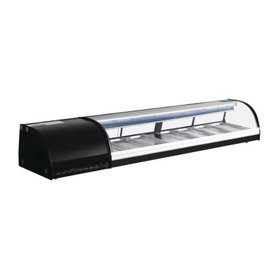 Sushi Kühlvitrine 180cm – Polar G-Serie – 80L Volumen & LED