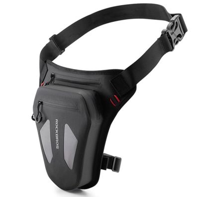 Rockbros Motorradtasche für Beine, Oberschenkel, Taille, Schulter, Schwarz