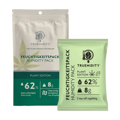 Truemidity 62% RH, Pack à 8g Befeuchtungssystem Plant Edition