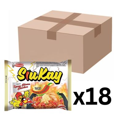 18er-Pack Acecook Instantnudeln Siu Kay Spicy Cheese Chicken 127g