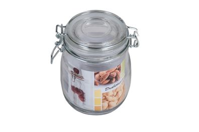 Drahtbügelglas 0,7 Liter Einmachgläser Einweckgläser Vorratsgläser Sturtzglas