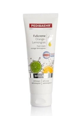 Baehr - Pedibaehr - Fußcreme Orange-Lemongras, 125 ml