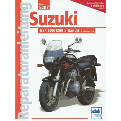 Suzuki GSF 600,1200 S Bandit Typ GN77, V75 Baujahre ab 1995 Reparaturanleitung