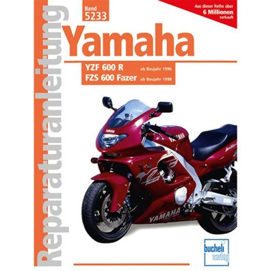 Yamaha YZF 600R, FZS 600 Fazer Typ 4TV,4WD, J02 Bj. ab 1996 Reparaturanleitung