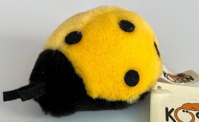 Kösen 2910 Marienkäfer Käfer Gelb Schwarz Plüschtier Stofftier 8cm NEU!