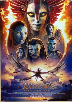 Avatar 3: Fire and Ash - Original Kinoplakat A0 - Hauptmotiv - Filmposter