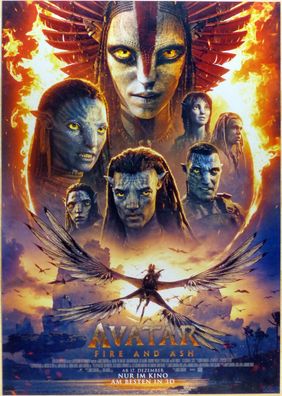 Avatar 3: Fire and Ash - Original Kinoplakat A1 - Hauptmotiv - Filmposter
