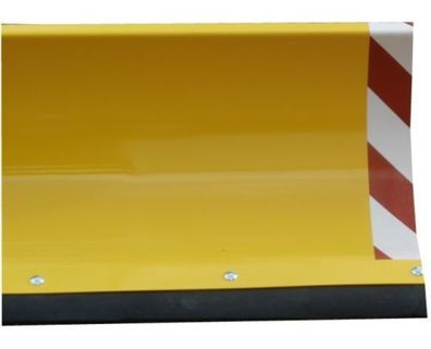 Universal Schneeschild Einachser Rasentraktor Reflektoren Gelb 100 - 200 x 40 cm