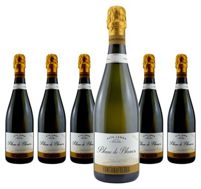 6 x Fontanafredda Alta Langa DOCG Blanc de Blanc Extra Brut – 2021